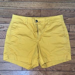 Yellow shorts